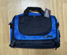 Vtg Ogio City Corp Royal Blue Crossbody Messenger Laptop Bag Amgen Custom New picture