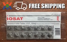 Iosat Potassium Iodide Tablets, 130mg - WHOLESALE LOT - 20 PACKS picture