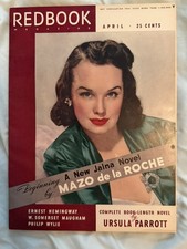 Vintage 1940 APRIL REDBOOK MAGAZINE Collectable Ads Stories Ernest Hemingway  picture