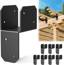 20Pcs 2X4 Joist Anchor Connector - Heavy Duty Steel Post Cap Tie Brakcet, 15 Gau picture