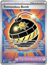 Tremendous Bomb Holo Ultra Rare ME05: Pitch Black 113/084 NM picture