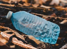 Plastic Mineral Water Bottle, blue, 1 PCS picture