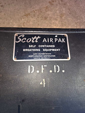 Vintage Scott Air Pak. With Mask And Oxygen Tank. picture