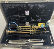 Vintage Holton ST602 Trumpet Rose Brass Bell 1977 USA 546890 w/ Case & More *** picture