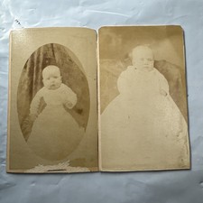 Antique CDV Photo  2 Infants Unknown Gallery picture