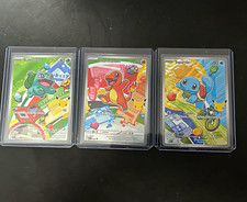 30th Celebration Promos Bulbasaur 037, Charmander 038, Squirtle 039 picture
