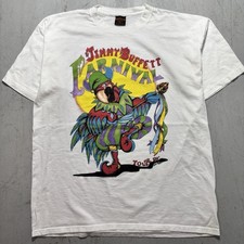 Vintage 1998 Jimmy Buffett Carnival Tour Parrot Moon Brockum Tag T Shirt Sz 2XL picture