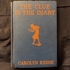 1932 RARE VINTAGE Nancy Drew: The Clue in the Diary by Carolyn Keene Hardcover picture