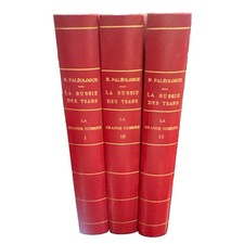 La Russie Des Tsars Volume 1-3 M. Paleologue HC French Antique Books(1921 & 22’) picture