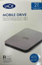 LaCie - STLP2000400 - 2 TB Portable Hard Drive - Moon Silver picture