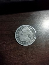 1781 XF-AU Mexico Silver 1/2 Reales Genuine Antique Spanish Colonial 1700's Coin picture