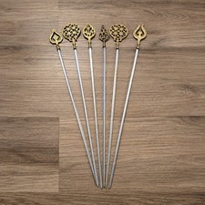 Vintage Turkish Shish Kebab Skewers 16