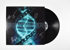 Disturbed Evolution Autographed Signed Album LP Record Authentic PSA/DNA COA picture