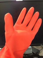 120 Pairs Heavy Duty Industrial Household Latex Rubber Cleaning Gloves picture