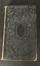 1847 NJ Inscribed Book Hendrickson Family Monmouth County Providence Holy Bible picture