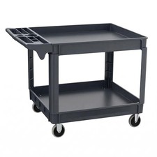 Lauco Heavy Duty Polypropylene Utility Cart - ﻿36