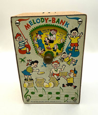 Vintage 1946 Melody-Bank Mechanical Coin Bank Electric Coding Machine NYC picture