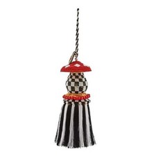 Brand New Mackenzie Childs Toadstool Beaded Tassel picture