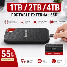128TB Portable External SSD USB 3.1 Type-C Hard Drive for Laptop Mac PC Laptop picture