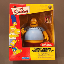 Playmates The Simpsons Comic Book Guy Voice Activated Action Figure 2001 picture