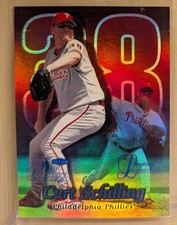 1999 Flair Showcase ROW 2 LEGACY #100 Curt Schilling RARE ICONIC PARALLEL /99 picture
