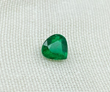 Natural Emerald Pear Cut Loose Gemstone 0.45 Carats picture