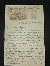 1905 George H. Frost ALS – Hotel Alcazar Florida, Royal Poinciana Travel Letter picture
