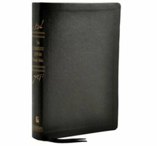 THE COMPLETE MESSIANIC JEWISH STUDY BIBLE BLACK GENUINE CALFSKIN LEATHER INDEXED picture