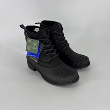 New Kamik Sienna Mid 2 Winter Boots Black Women Size 8 Waterproof Insulated picture