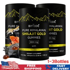Himalayan Shilajit GOLD Gummies, Organic, Extremely Potent 3000 mg, Fulvic Acid picture