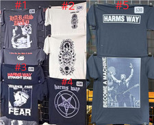 Harms Way Shirt I Face The Day With A Smile Metalcore 2026 Reprint picture