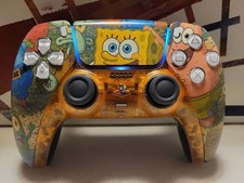 TMR Analogs Custom SpongeBob Ps5 Sony DualSense Controller Hydro Dipped  picture