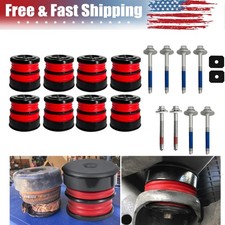 8PC Silicone Body Mount Bushing Kit -Red for Ford F250 F350 Crew Cab 2008-2016 picture