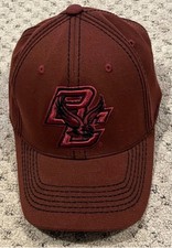BOSTON COLLEGE EAGLES FITTED STRETCH HAT TOP OF THE WORLD NWT M/L picture