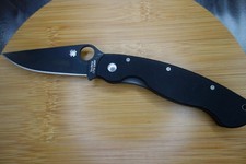 Spyderco Black G10 Spyderco Military  CPM-S30V Liner Lock Knife CO USA picture