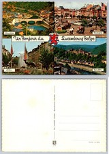 Continental Luxembourg Belge Multiview Postcard picture
