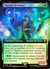 MTG FOIL Maester Seymour Extended Art - FINAL FANTASY Commander #160 picture