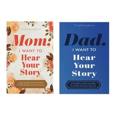Dad I want to hear your story + Mom I want to hear your 2 book set USA  Stock picture