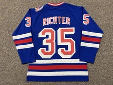 Mike Richter - New York Rangers - 1994 Mitchell & Ness Away Jersey sz Medium picture