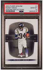 2004 Fleer Genuine Randy Moss Genuine Reflections #3 PSA 10 🔥 True Pop 1 picture