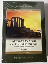 Alexander the Great and the Hellenistic Age Jeremy McInerney Parts 1 2 DVDS Book picture