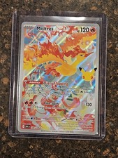 Pokemon 30th Celebration Moltres 130/128 Illistration Rare picture