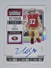2023 Panini Contenders Die Cut Auto Veteran Ticket /97 Nick Bosa 49ers SSP ZB1 picture
