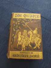 Antique Don Quixote Book, illistrate by Gustave Dore, probably 1890s picture