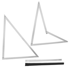 48 Inch Folding Aluminum Combination Square Triangle Ruler Carpentry Tool picture