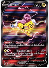 Raikou V GG41/GG70 Holo Ultra Rare Crown Zenith Galarian Gallery Pokemon NM picture