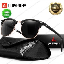 Luxury Metal Half Frame Round Sunglasses Women Men Fishing Cycling Same Day πβ
picture