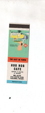 Vintage Matchcover  Hob Nob Cafe Tacoma Wash picture