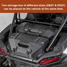 55QT+ 82QT Rear Cargo Storage Box for 2024-2026 Polaris RZR XP 1000 / XP 4 1000 picture