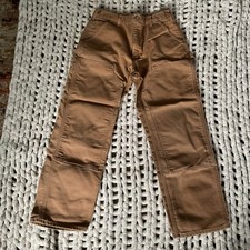  Vintage Carhartt B01 BRN Double Knee Workwear Pants 34x30 excellent picture